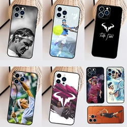 Tennis Roger Federer RF Cover Case For iPhone 14 Pro 11 16 15 Pro Max 12 13 Mini Plus XS X XR Funda