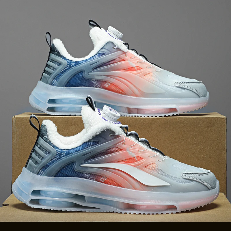 أحذية رياضية رجالية، نمط الزوجين، أحذية كاجوال رجالية بإبزيم دوار، أحذية جري خفيفة الوزن، مريحة للرياضة، جزء علوي ناعم، نعل مقاوم للاهتراء، مناسبة للرياضات الخارجية، أحذية المشي، التخييم، السفر