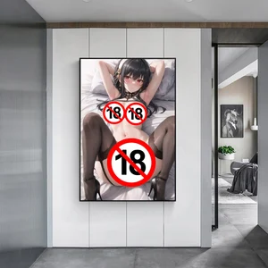 ملصقات طباعة قماش أنيمي لديكور الحائط ، لوحات فنية ، غير مؤطرة ، مانجا ، OL ، عارضة ، فتيات مثير ، عارية ، صور أعلى 12 مبيعات لإطارات هنتاي - رقم 10