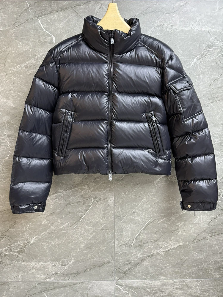 

SVORYXIU 2025 Winter New Style Casual Style Style Stand Collar Zippers Designer Women's Fashion Warm White Down Jacket