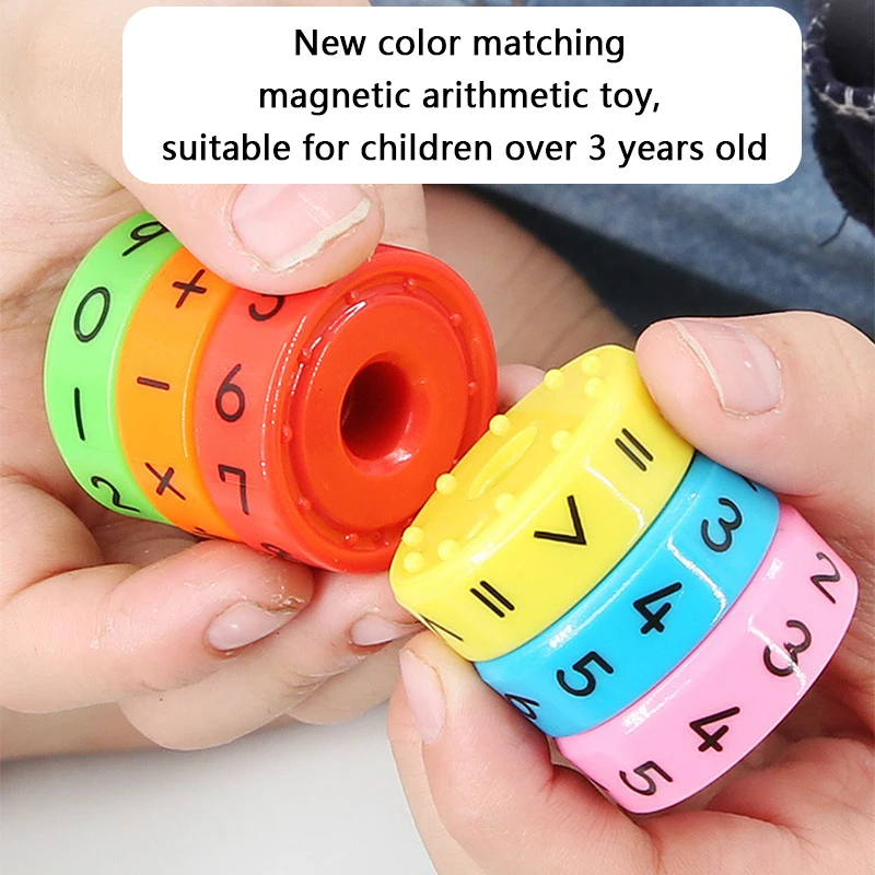 Kids Arithmetic Early Education Toys Digital Magic Cube Brain Developing Puzzle Math Game Montessori Toy Preschool Children Toys