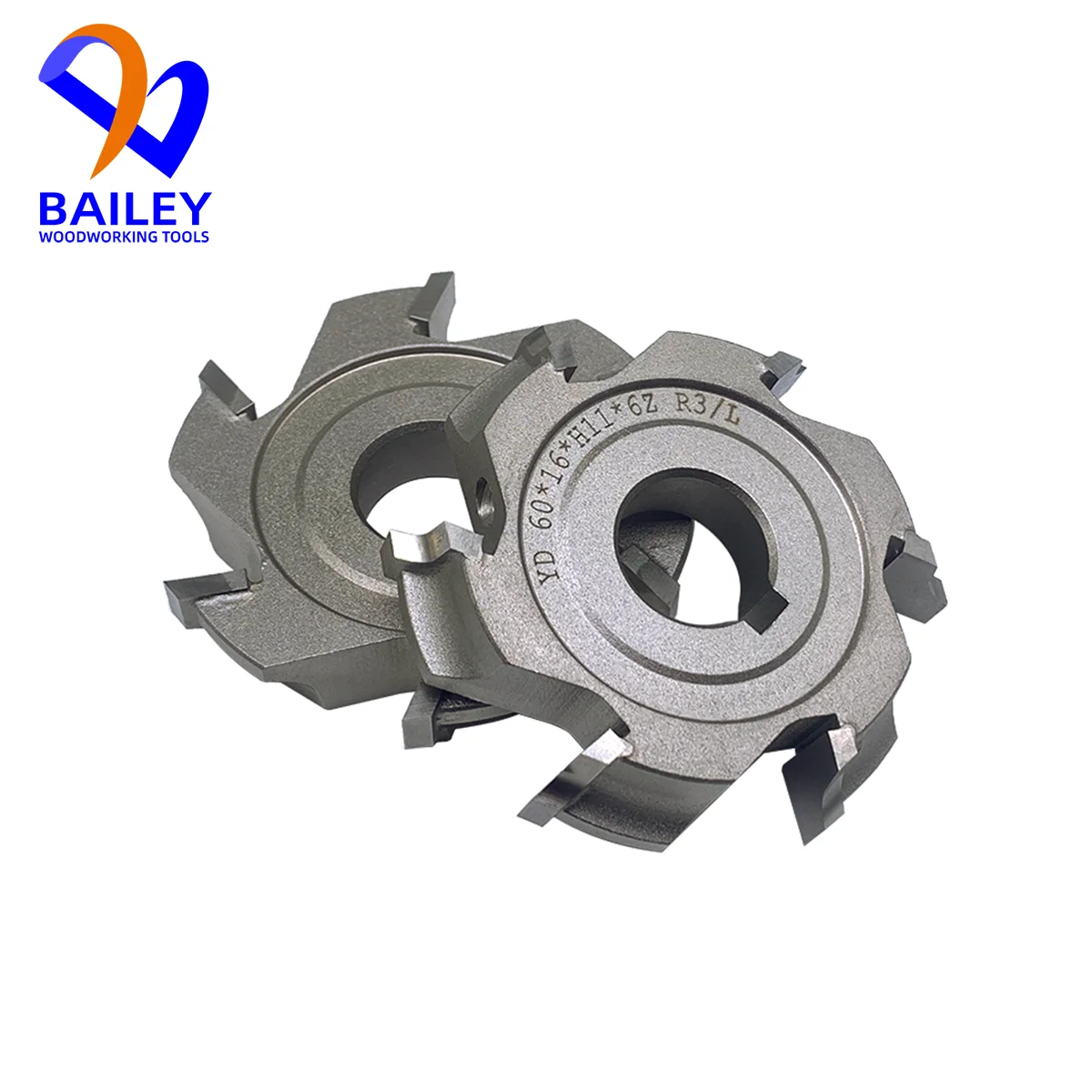 BAILEY 1PAIR 60x16x11/13mm TCT Fine Trimming Cutterr For NANXING KDT Edge Banding Machine Woodworking Tool Accessories