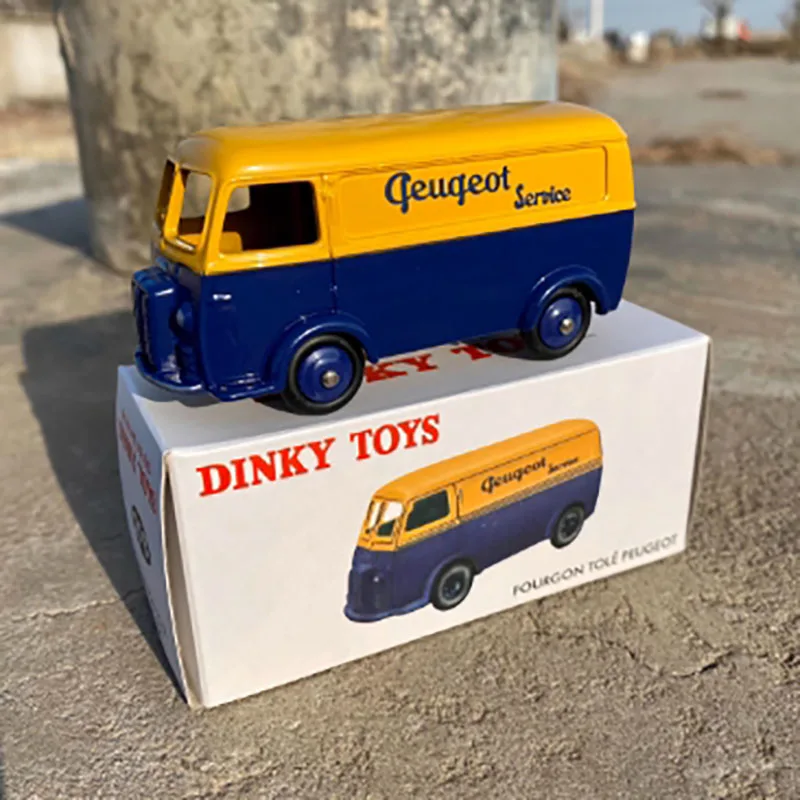 Maßstab 1:64 Dinky Toys Legierung 25B Fourgon Postbus Modellauto Klassisches Erwachsenen-Souvenirgeschenk Statische Anzeige Hobby-Sammlung