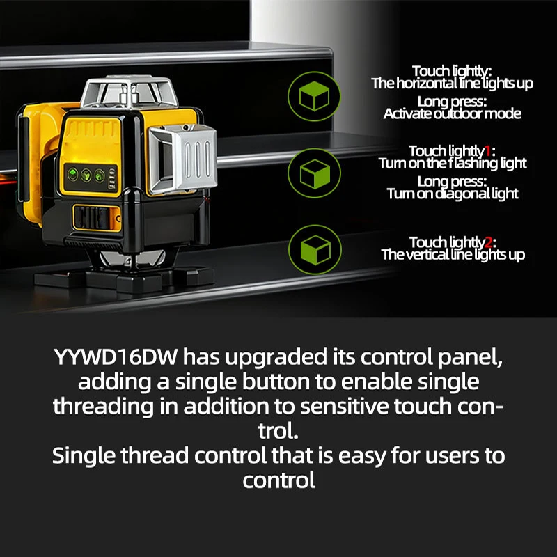 NEW for DEWALT DW089LG 12V Lithium Battery Green Laser Level 12 Lines 3 Sides 360° Horizontal Vertical Outdoor Leveling Measurin - view 3