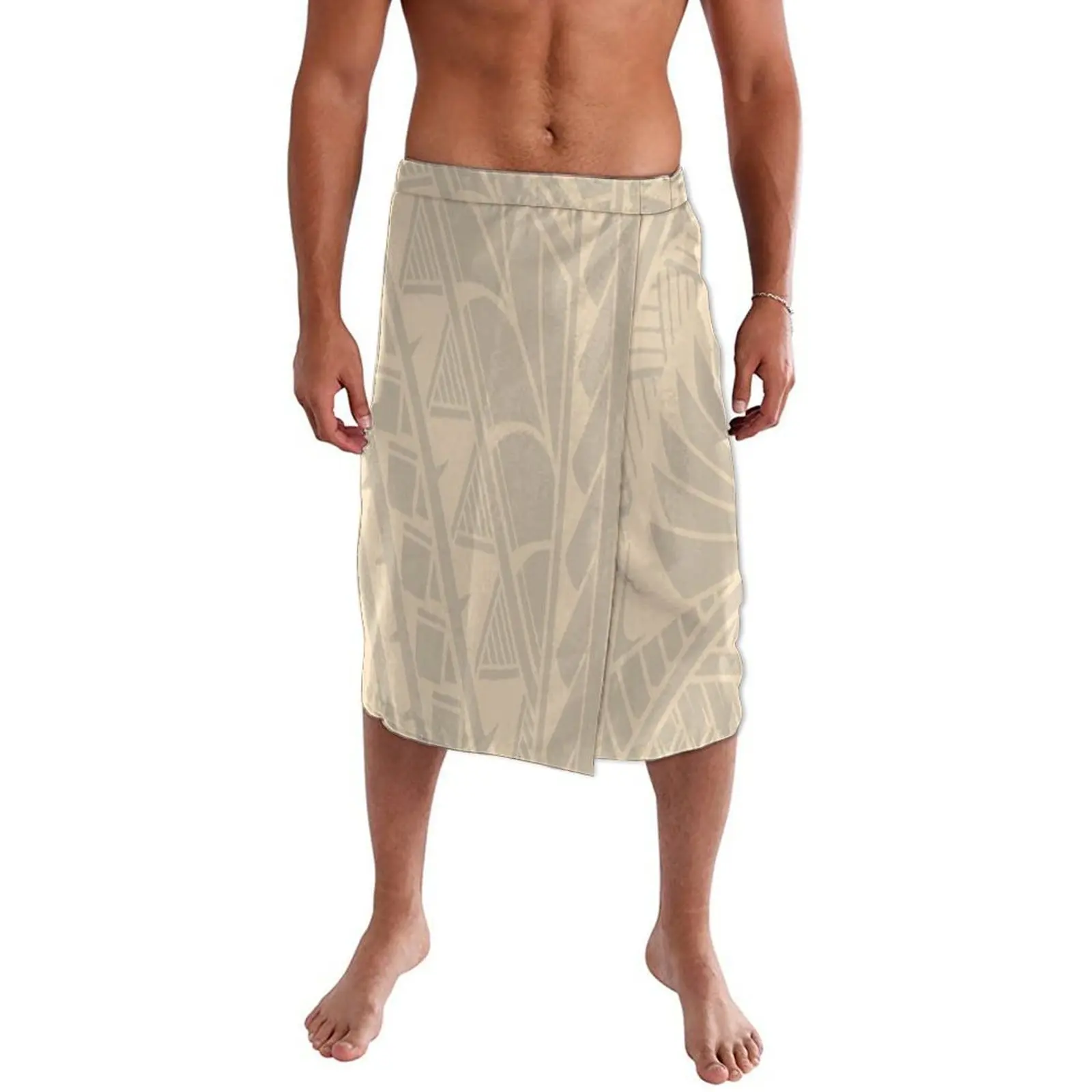 폴리네시아 섬 맞춤형 남성용 부드럽고 통기성 좋은 미드 - Sarong Men Wrap 리뷰 및 가격