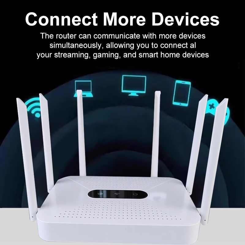 300Mbps واي فاي 6 هوائي راوتر لاسلكي واي فاي Ffi ber النطاق العريض عالي السرعة غير محدود تغطية النطاق العريض دعم واسع للمنزل