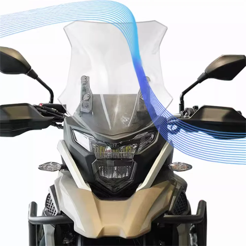 500X windshield modification For KOVE 525x 500x 400x front windshield glass and windshield panel can be installed without damage