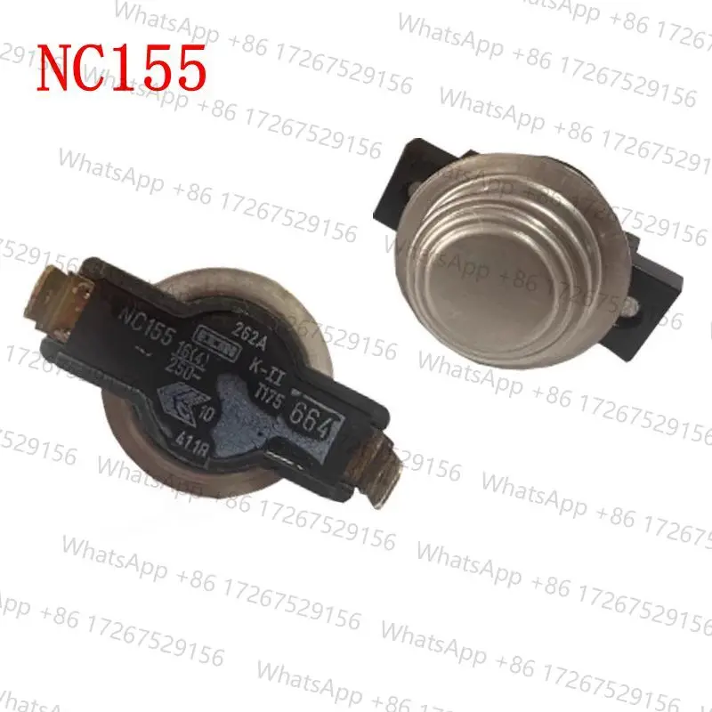 1 unidad de sonda térmica para secadora LG, interruptor de control de sobrecalentamiento, termostato NC155 grados Fahrenheit