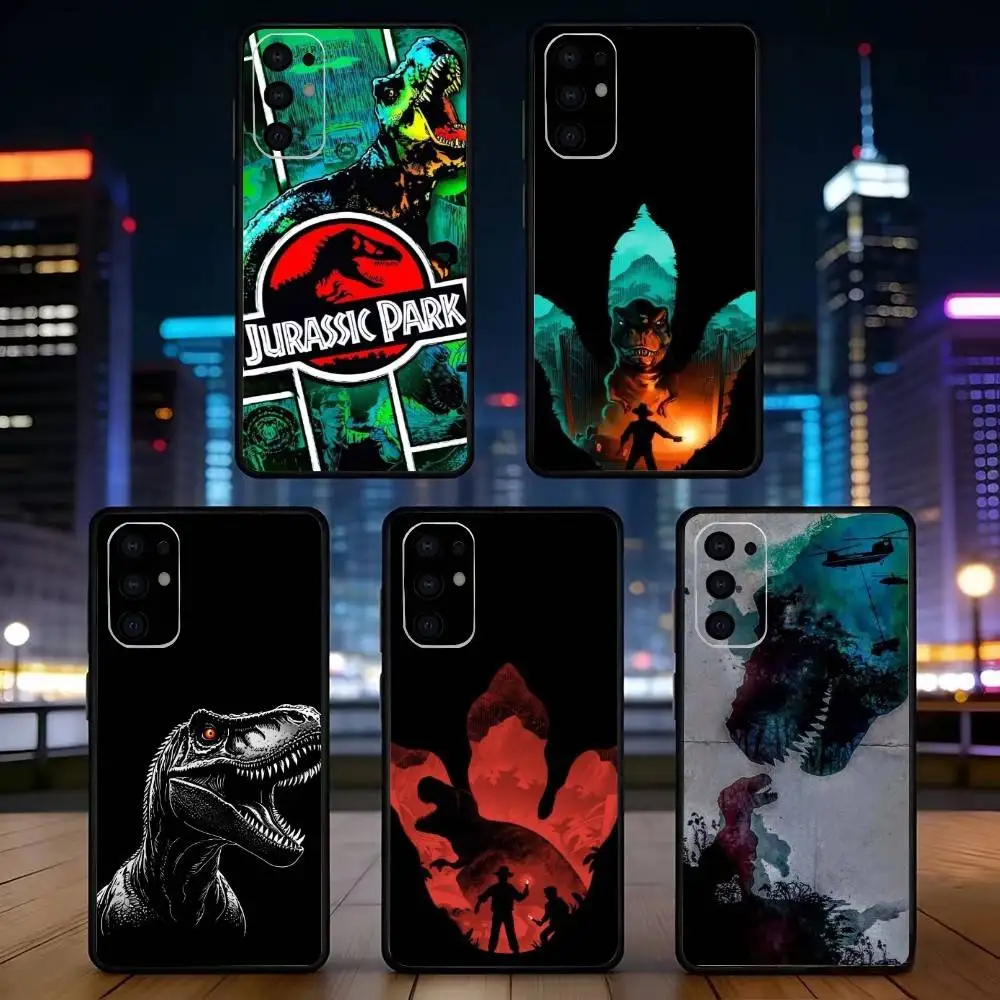 

J-Jurassic Park Dinosaur World Phone Case For Samsung S25,S24,S21,S22,S23,S30,Ultra,S20,Plus,Fe,Soft Silicone Black Cover