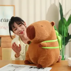 25-55cm Kawaii Capybara Soft Stuffed Doll Toys with Differeent Clothes Capybara Plush Christmas Gifts