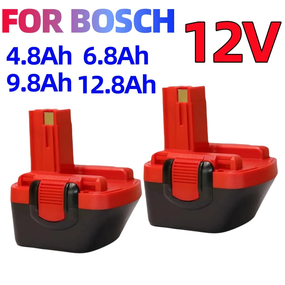 For Bosch 12V 4.8Ah-12.8Ah Battery D70745 PSR 12 GSR 12 VE-2 GSB12 VE-2 Rechargeable Battery 2607335273 BAT038 BAT043 BAT045