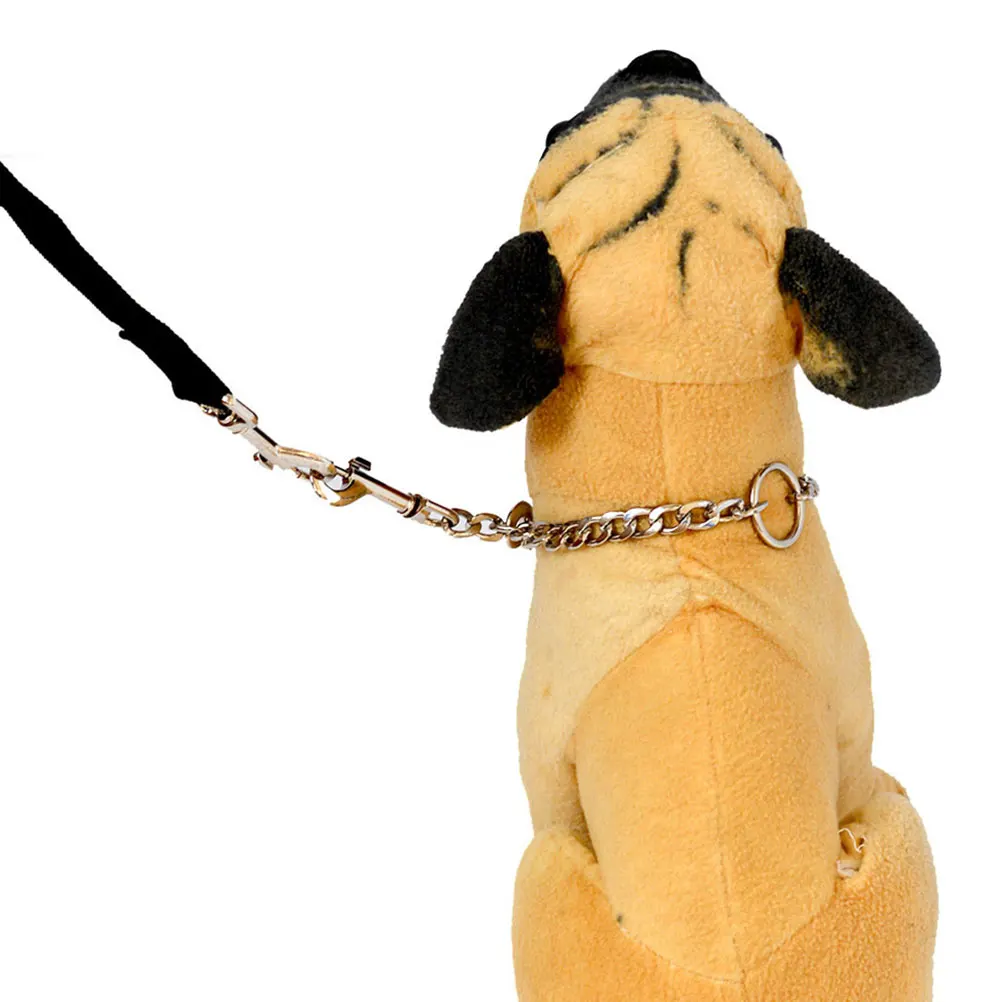 

Pet Double-headed Traction Rope Hauling Cable Dog Walking Lead Leash Pulling Iron Chain