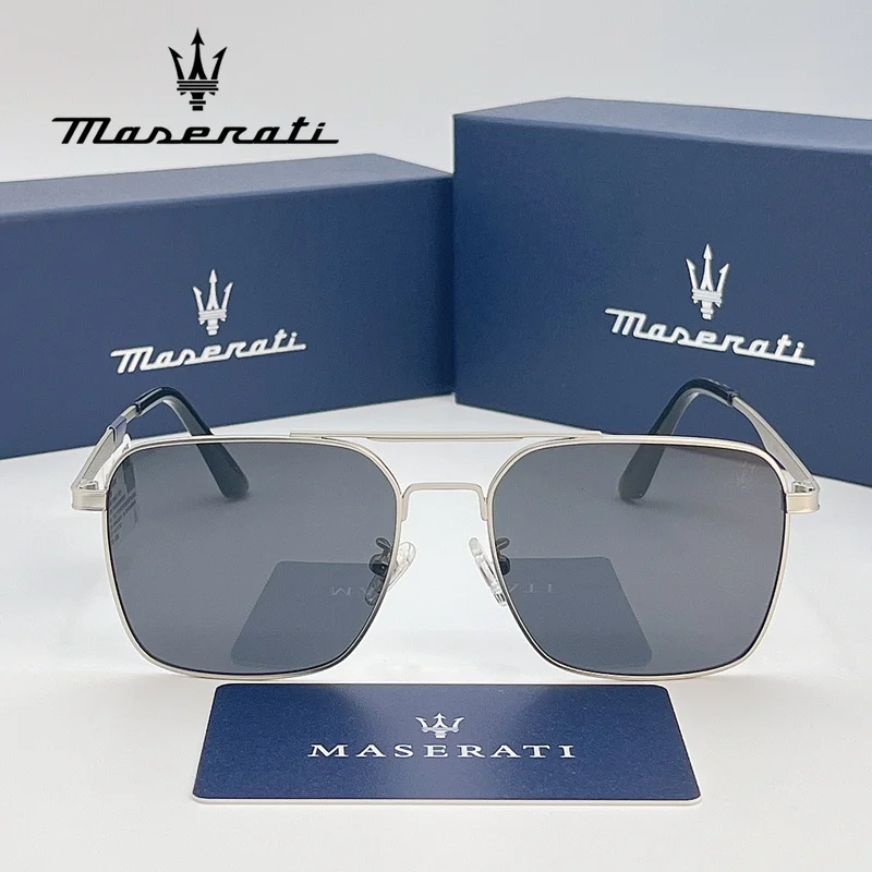 MASERATI Car High End Glasses For Maserati Ghibli Quattroporte GranCabrio Levante Grecale GranTurismo UV400 Driver Sunglasses 48