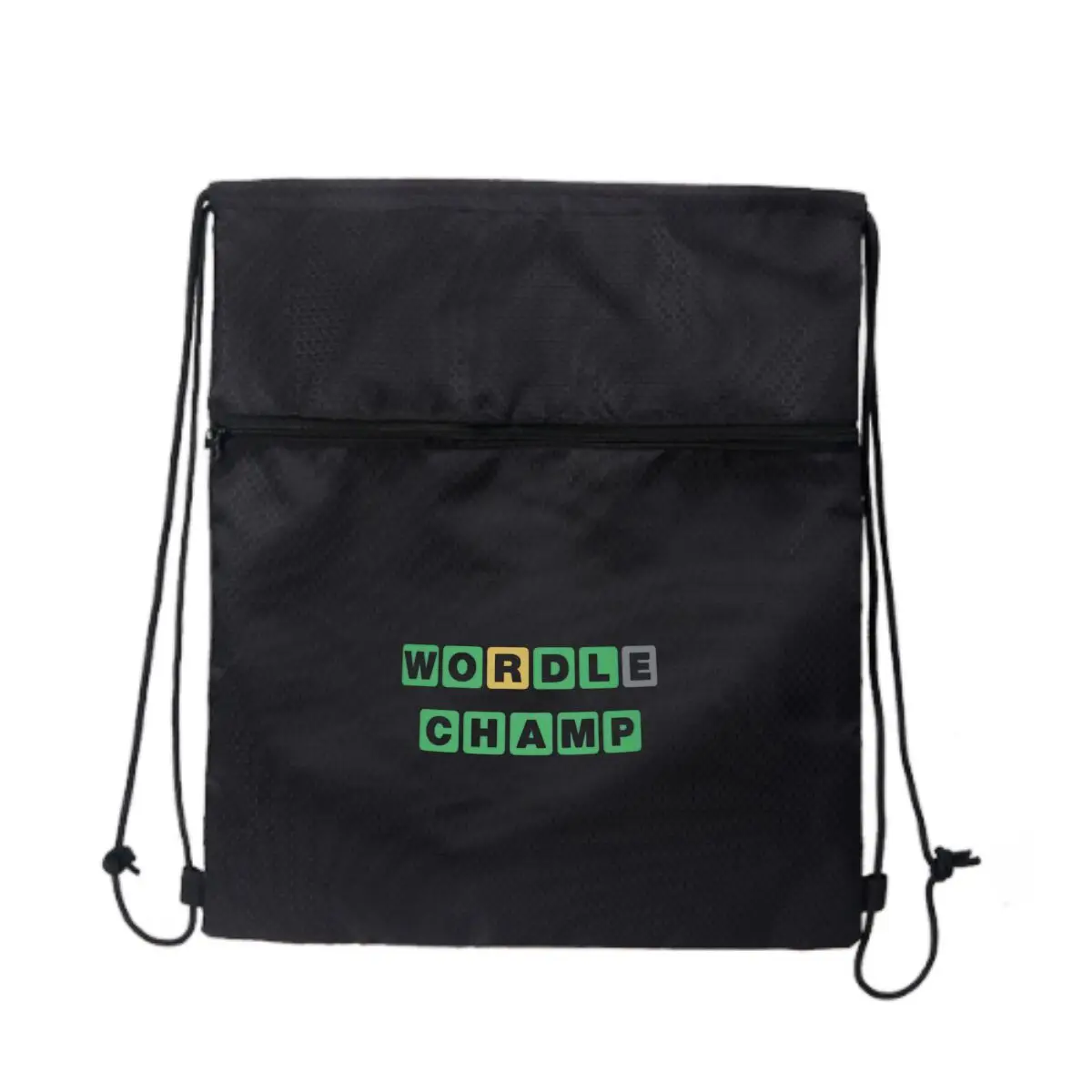 

Wordle Funny Game Черная повседневная сумка на шнурке вмещает кошелек для телефона и многое другое