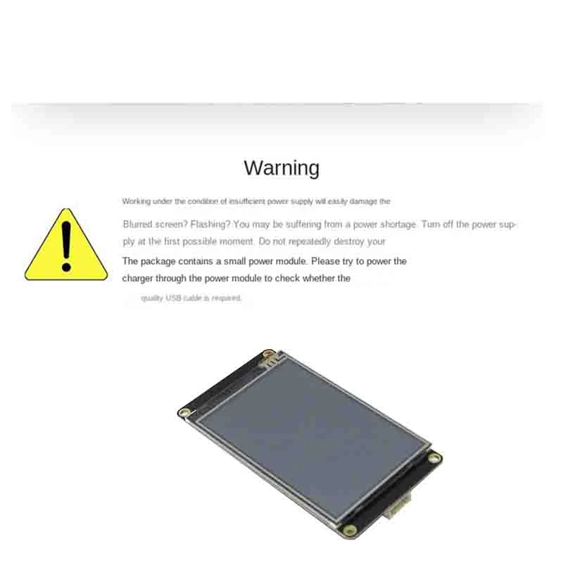 NEXTION HMI LCD Touch Display NX4832K035 3.5-Inch Resistive Display Enhanced Series UASRT TFT LCD Module