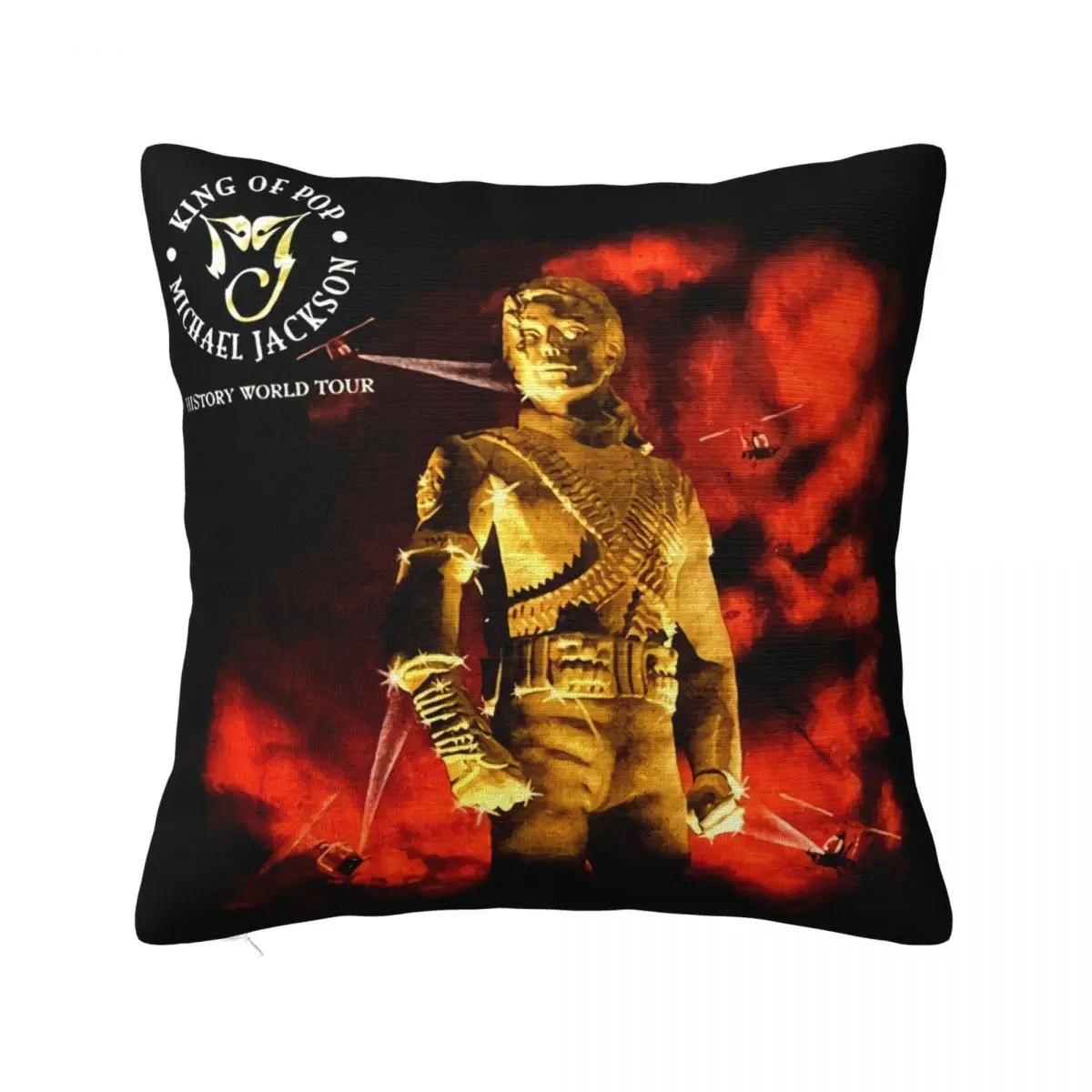 Vintage 1996 Michael Jackson History World Tour Band Size Xl Customiz 3D Humour New Creative Design Pillow Case