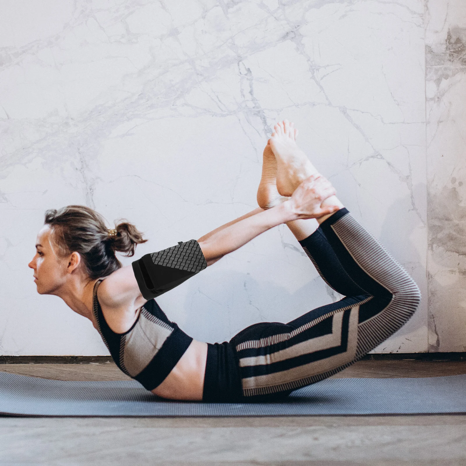 야간 러닝용 반사 디자인의 유니버설 러닝 암밴드 슬리브, 남녀 공용 야외 운동용 핸드폰 홀더 암백