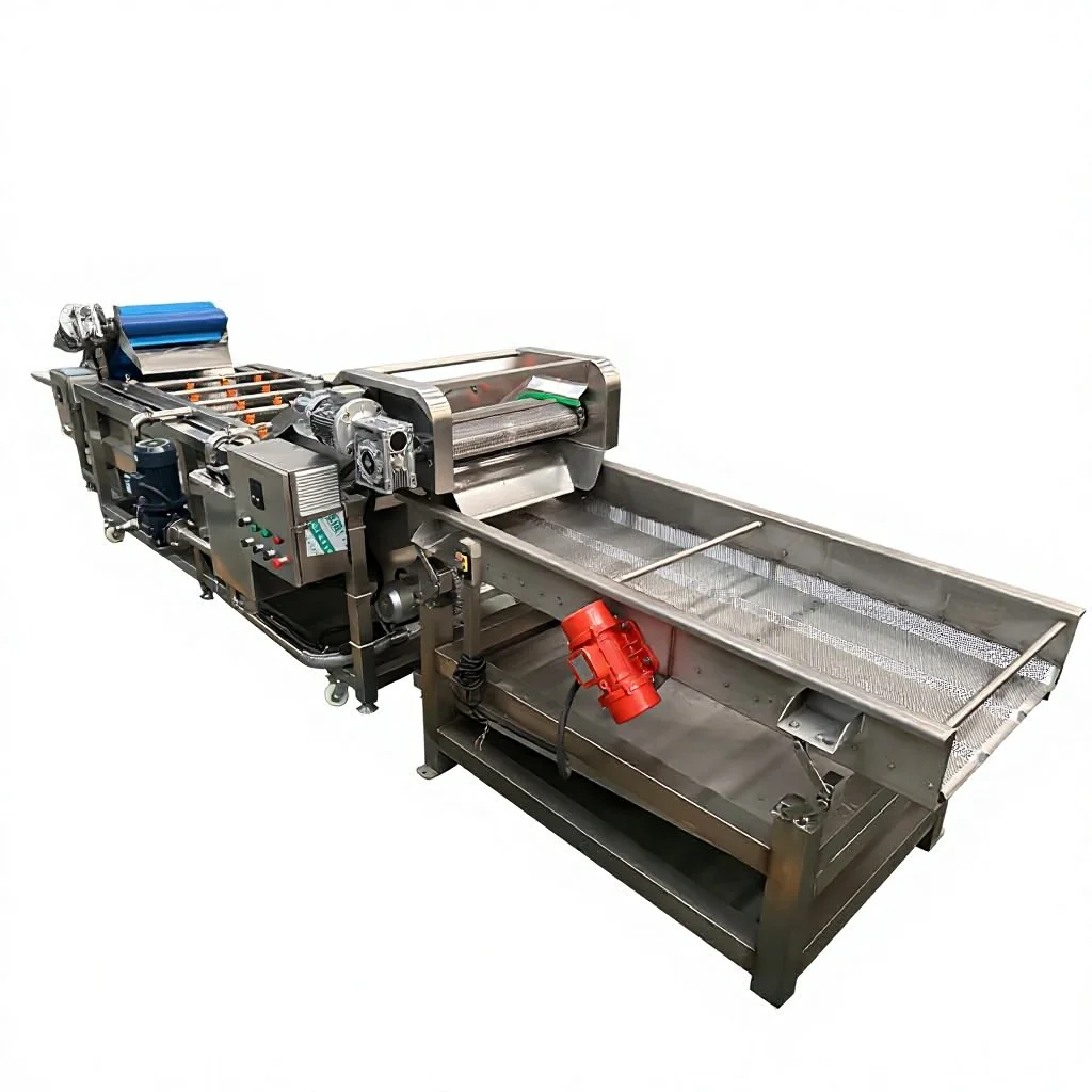 Multifunctional Fruit and Vegetable Cleaning Machine Stainless Steel Bubble Cleaning Machine