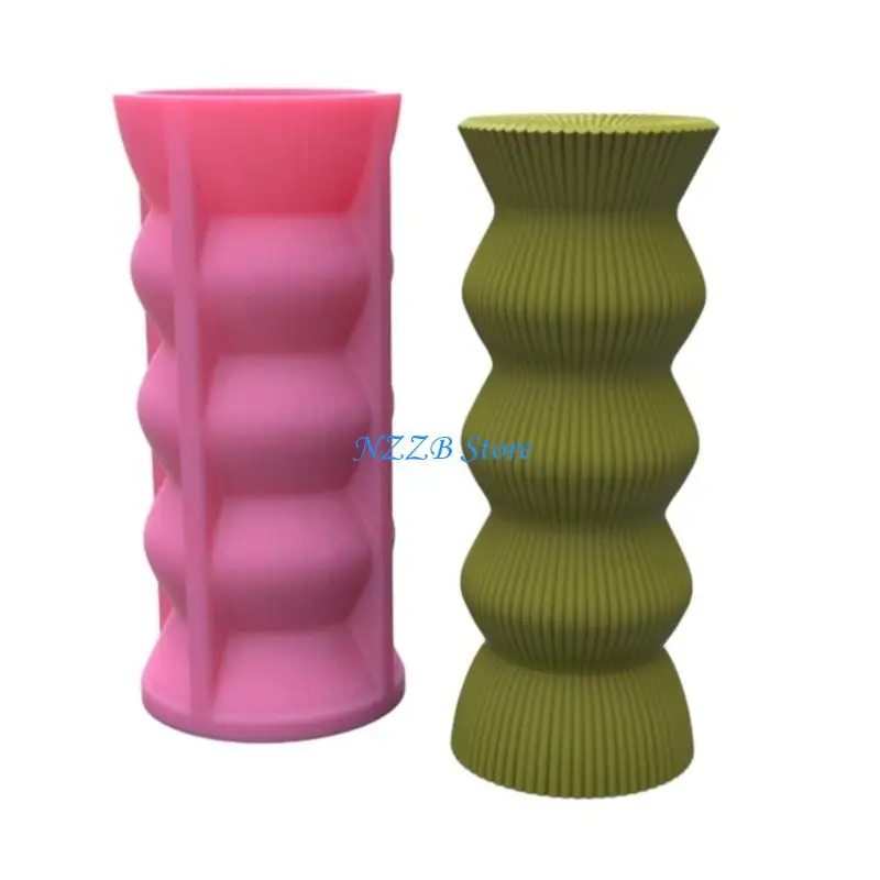 

T21F Hand-making Silicone Moulds Geometric Paper Folding Shaped for Succulent Planter