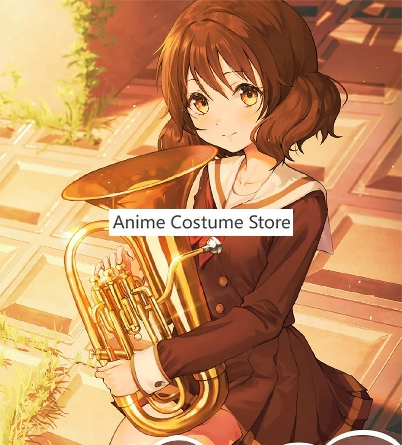 Kumiko Oumae Cosplay Costume parrucca Anime Sound! Euphonium 3 Top gonna marrone Sailor Suit uniforme scolastica Halloween Party Girls Suit