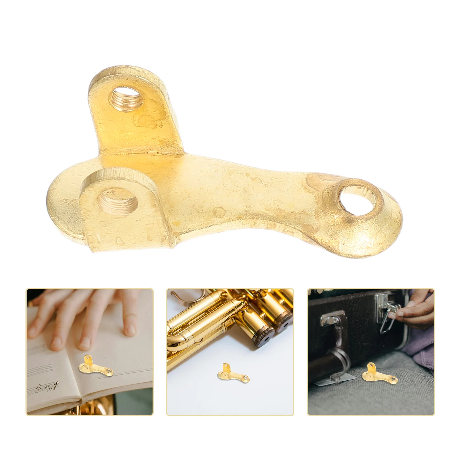 

2pcs Trumpet Water Key High Purity Copper Quick Drainage Valve Universal Fit For Wind Instrument Repair Brass Maintenance Tool