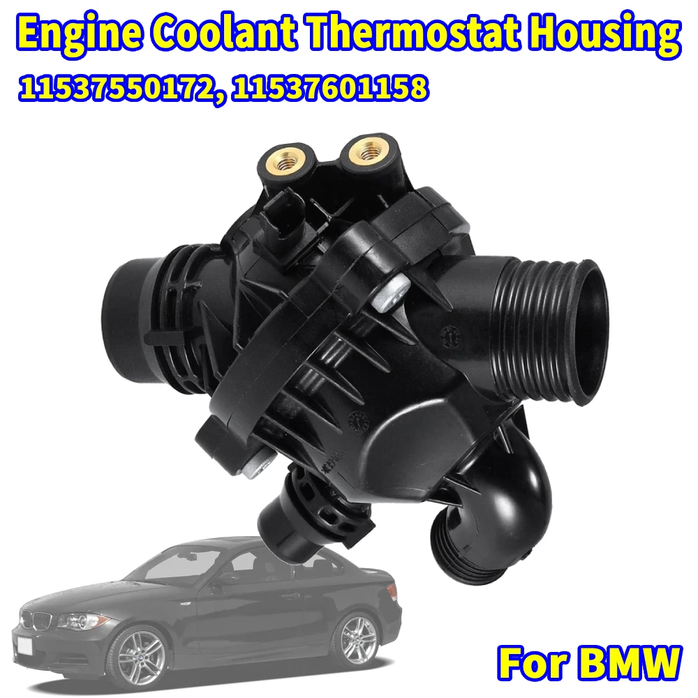 

1x Engine Coolant Thermostat Housing 11537550172 for BMW 135i 335i xDrive 335i X5 2011-2013 X1 2013-2015 135is 2013 X6 2011-2014