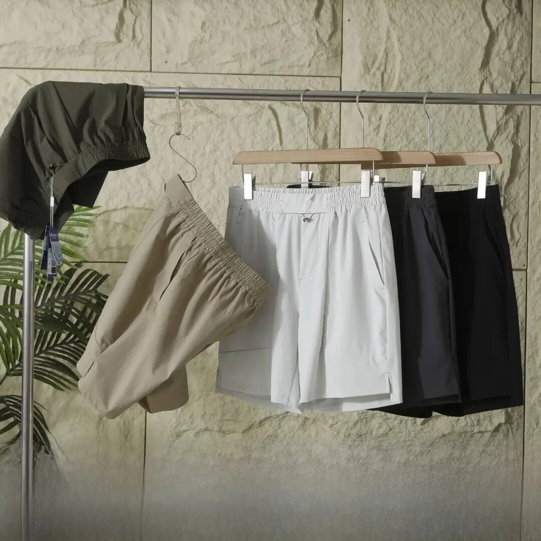 

High-End D-Series 3D Tailored Men's Quick-Dry Ice Silk Outdoor Shorts Waterproof Windproof Summer Shorts Standard Fit