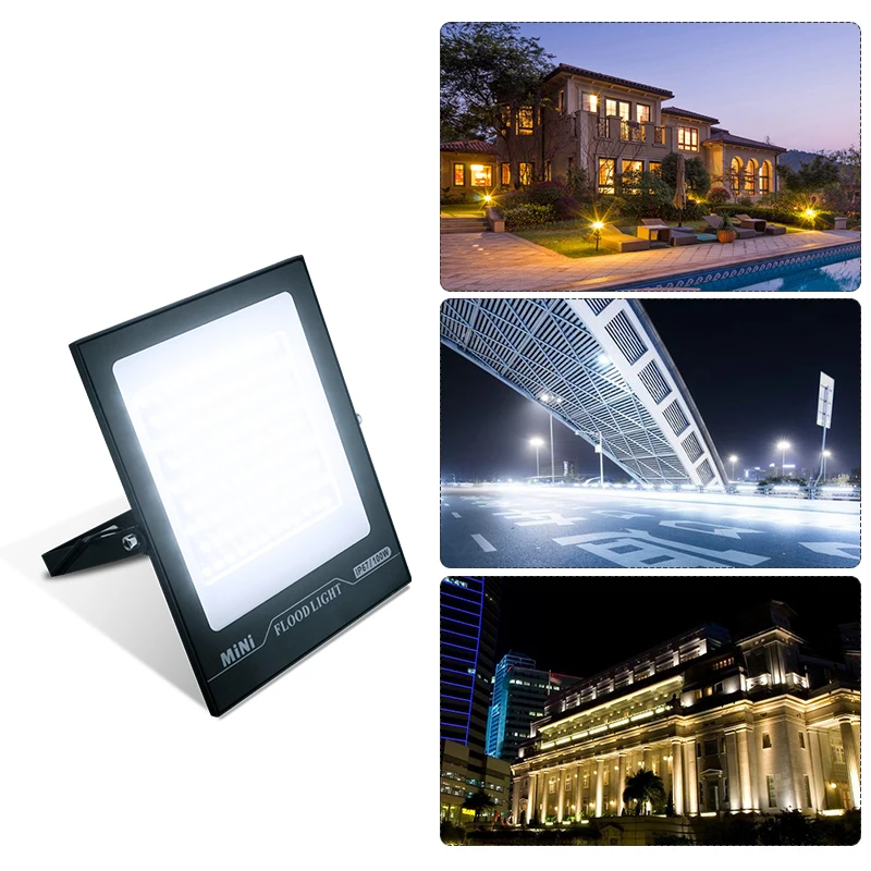 Imagem -06 - Luz de Inundação Impermeável Iluminação Exterior Holofotes de Rua Holofotes de Parede Ip67 220v 10w 20w 30w 50w 100w 150w 200w