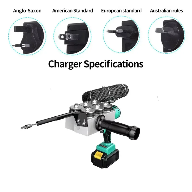 Electric Cable Threader Machine Power Pipe Electrical Threader Tool