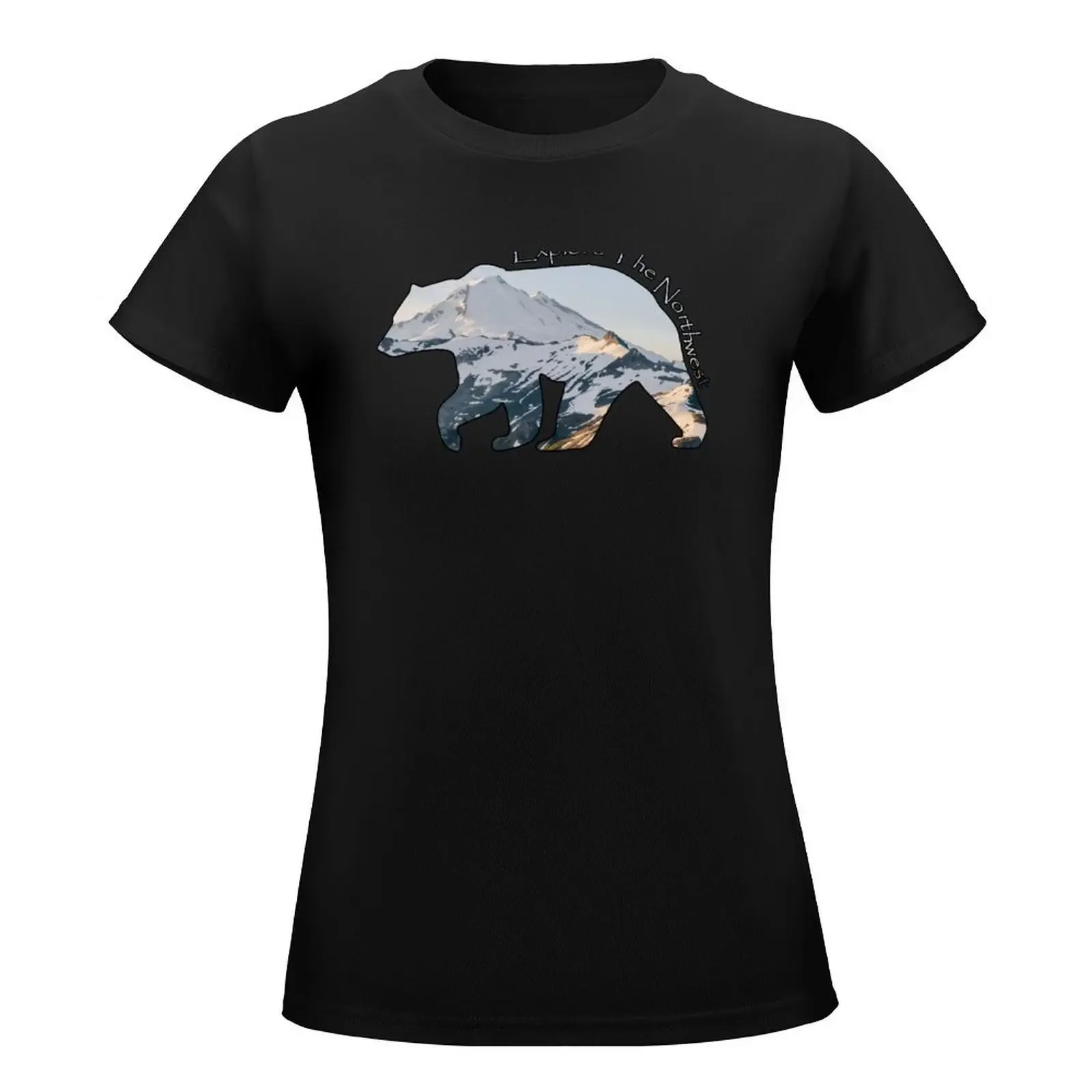 Explore The Northwest- Bear Edition T-Shirt summer top tops Top Women