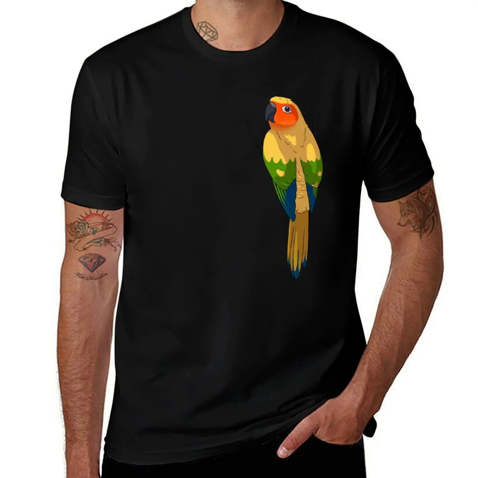 Футболка Sun Conure, повседневная футболка с короткими рукавами