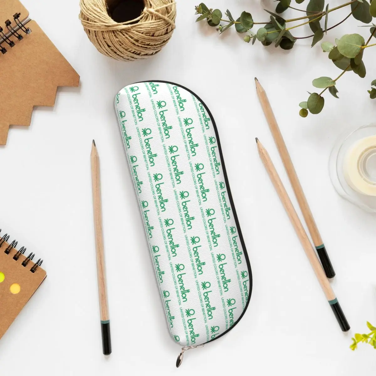 

United Colors Of Benetton Pencil Cases Pencil Pouch Storage Stationery Supplies Big Capacity Pen Box Pencil Bag for Boy Girl