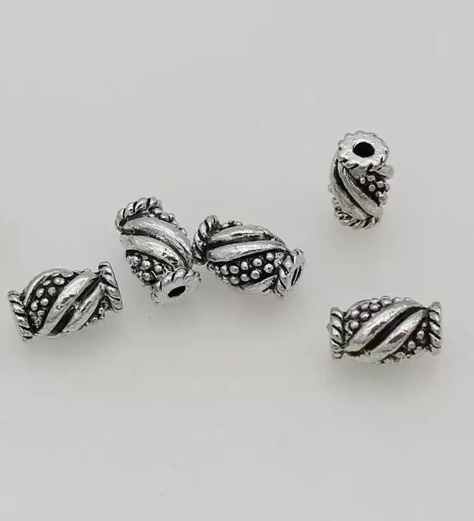 

35pcs 10*6mm, hole 1.5mm Vinatge spacer beads for jewelry handmade Zinc alloy metal HWYH0090