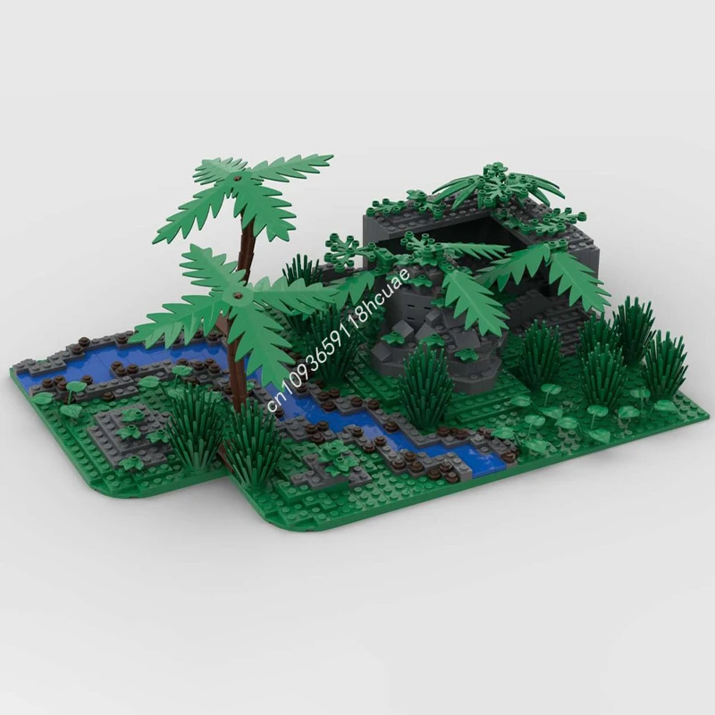 

831 шт. MOC модель выживания, строительные блоки, образовательная идея, игрушки, архитектура, подарки на день рождения, Рождество