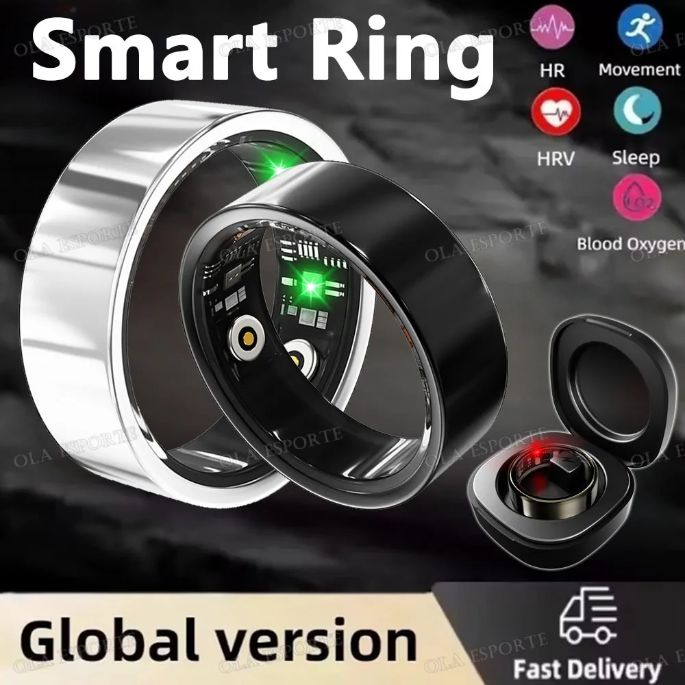 

New Smart Ring 3ATM Waterproof Health Monitor Smartring Take Photo Exercise Record Bluetooth Ring Birthday Gift Men Women Ring