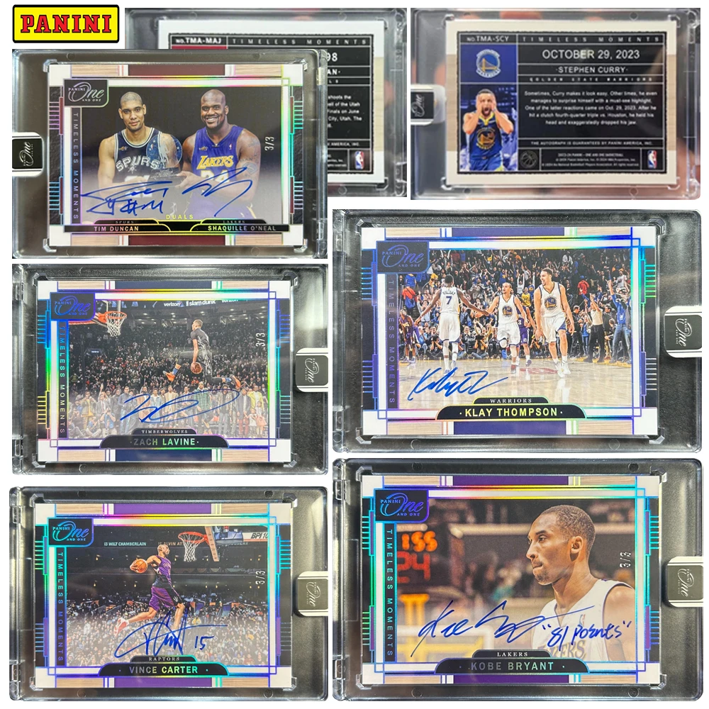 PANINI DIY homemade Basketball Moment Signed Collectible Card Brick Carter Laven Kobe O'Neal Jordan Curry Leonard Birthday gift