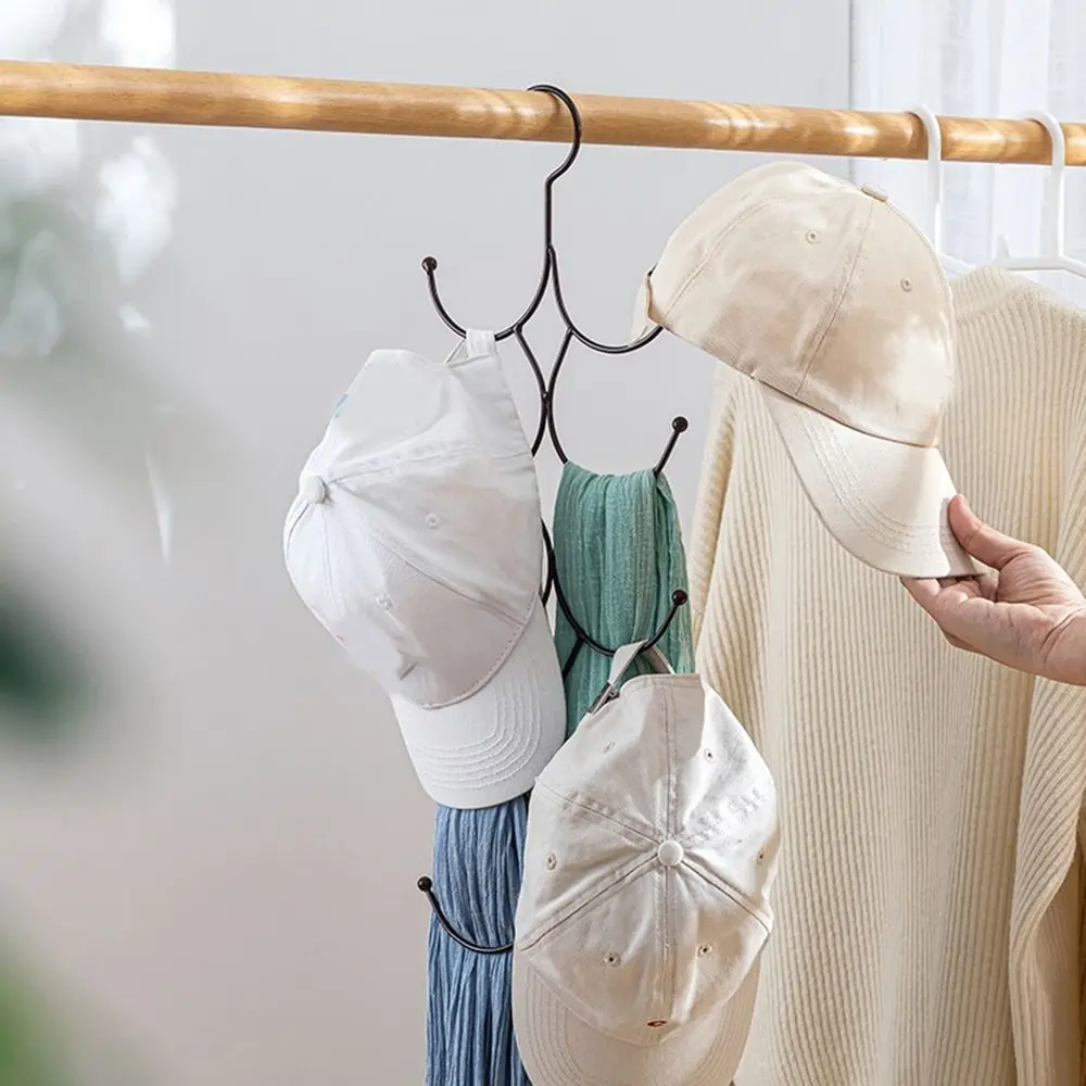 

2Pcs Metal Multi-layer Scarf Hanger Space Saving Household Belt Scarf Storage Hanger Large Capacity Belt Rack