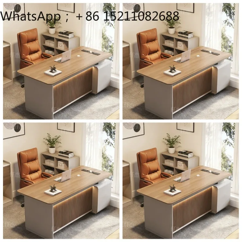 SCY light luxury single computer desk high-end boss desk small apartment simple household table