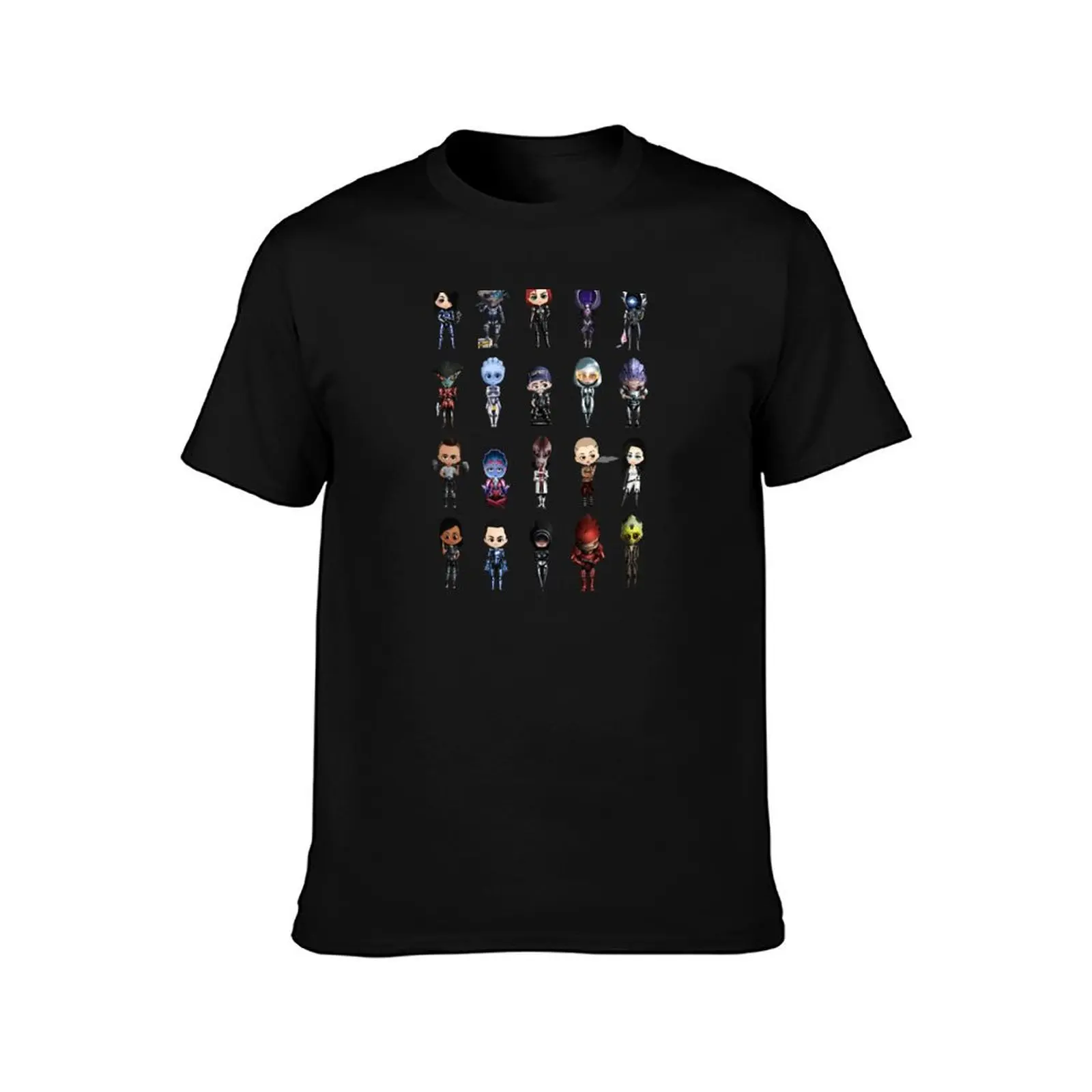 Chibi Normandy Crew (Femshep) T-Shirt Basic Tee Shirt for Everyday Outfit T-Shirt