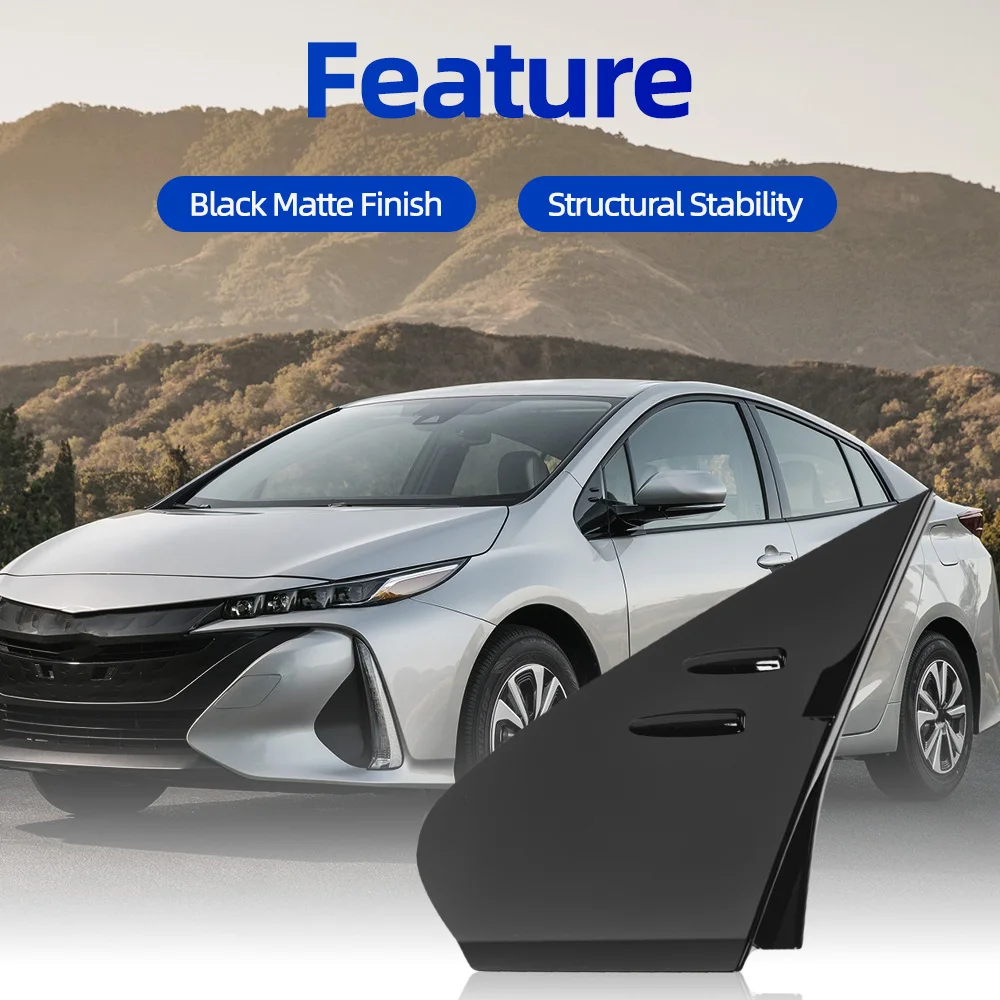 Side Mirror Fender Molding Cover Trim Left/Right Front Upper For Toyota Prius 2016 2017 2018 2019 2020 60118-47030 60117-47030