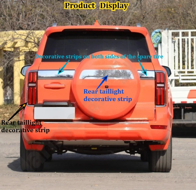 

Декоративные накладки на передние и задние противотуманные фары/яркие накладки на задние фонари/модифицированные аксессуары для WEY Tank-500 2023 2024 2025