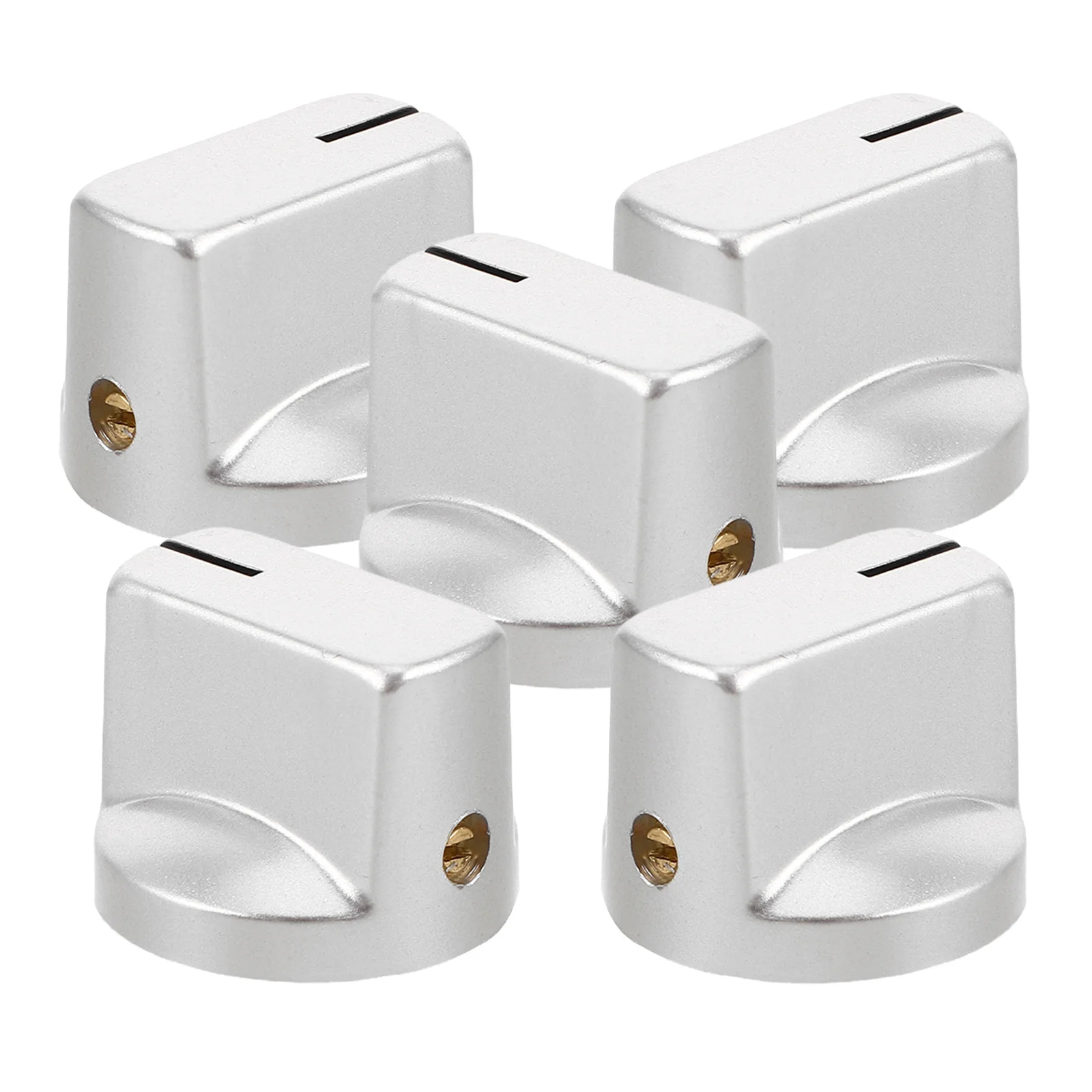 

5 Pcs Guitar Effect Knob Bass Knobs Pedal Button Toppers Speakers Protection Cap Abs Electric Accessories Footswitch Covers