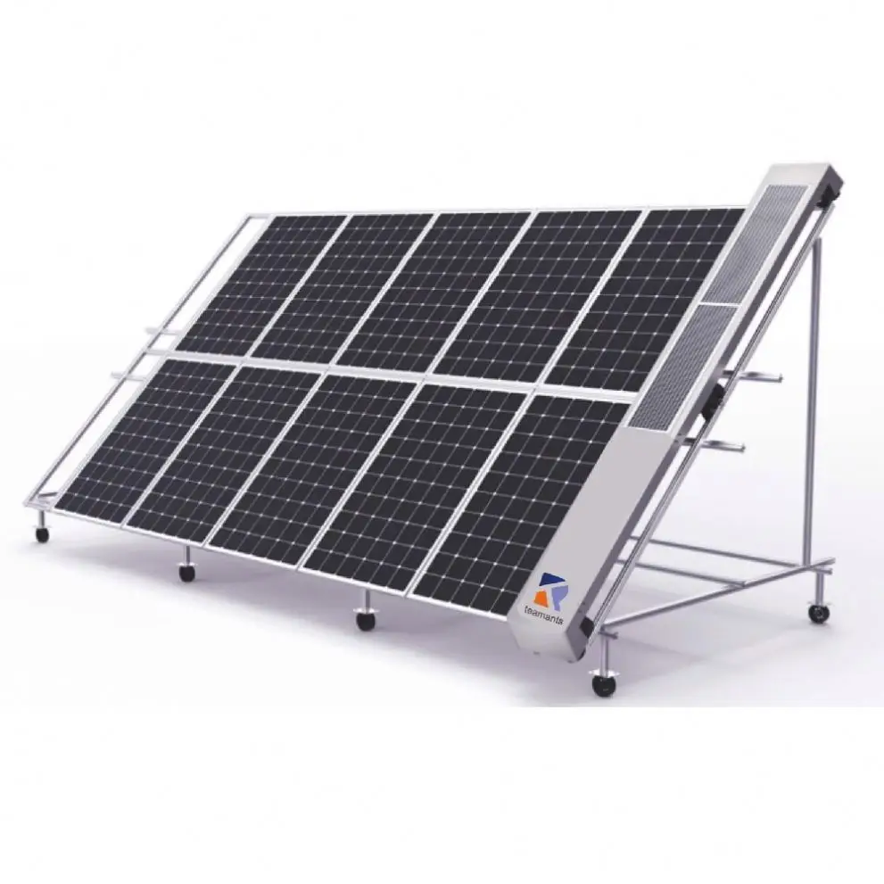 PV Photovoltaic Module Cleaner System Solar Panel Cleaning Robot Automatic Brush Solar Panel Cleaning Machine//