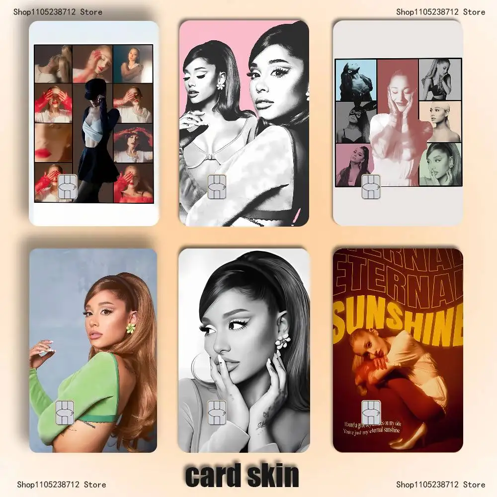 Стикер с именем певицы Ариана Гранде для украшения банковской карты, подарок на день рождения