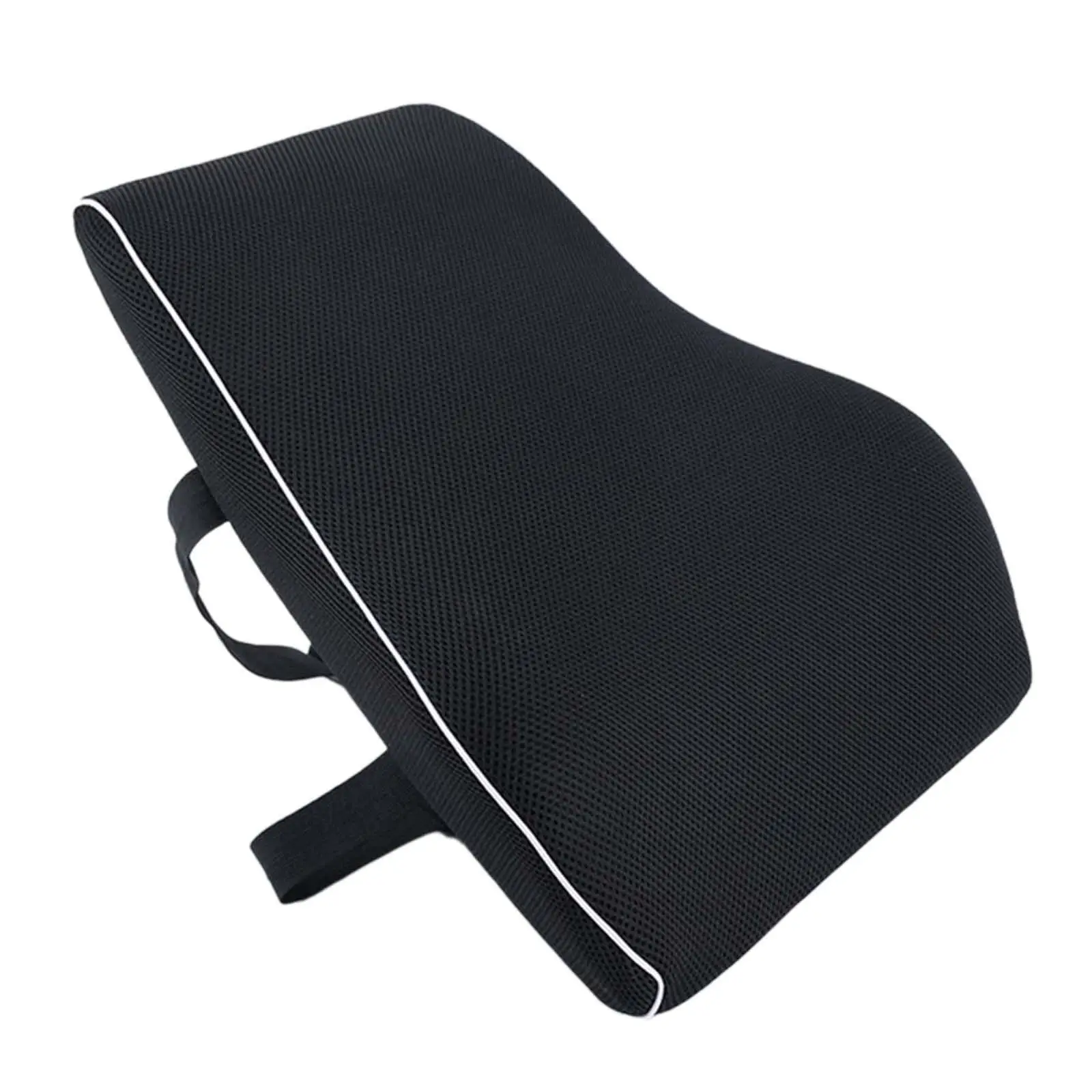 Memory Foam Back Lumbar Support Cushion Ergonomic High Back Rest for Home Office Comfortable Simple Installation Accessory