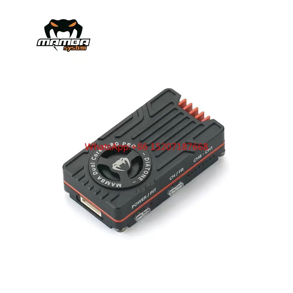 5.8G 2.5W Pro Dual Core Video Transmitter 2.5W high-power CNC housing inner Fan FPV fixed-wing long-distance s fpv