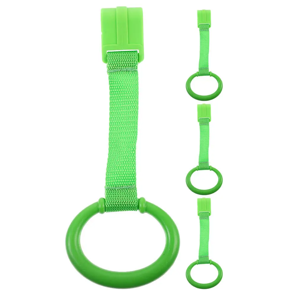 

Набор из 4 кольцевых ручек для детского манежа и кроватки: для обучения стоянию, ходьбе и безопасных упражнений для малышей