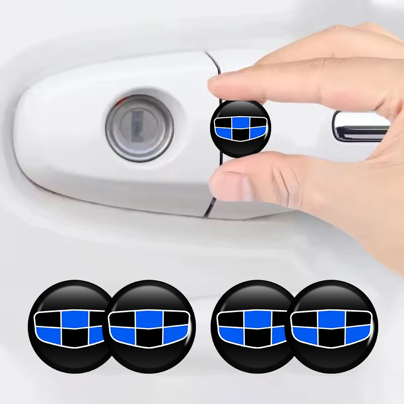 Car Door Lock Keyhole Protective Cover Stickers Key Hole Decals Car Accessories For Geely Emgrand X7 EC7 Atlas Boyue GC6 Parts L