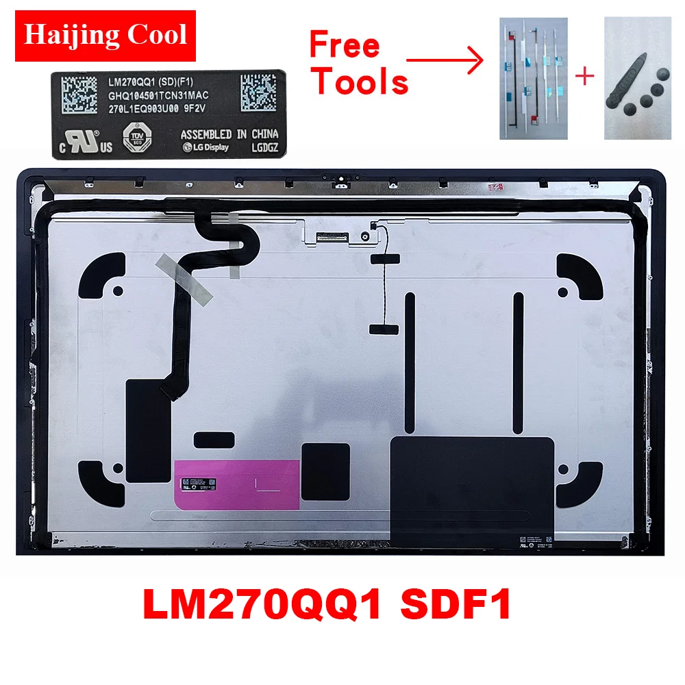 imac 5K LCD screen LM270QQ1 (SD)(F1) LM270QQ1 (SD)(F2)  LM270QQ1 SDF1 F2 For Imac 27