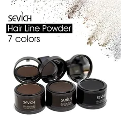 Sevich-polvo de relleno para reparación de línea de cabello, con soplo, polvo fino esponjoso, sombra de línea Pang, corrector de maquillaje para el cabello de la frente